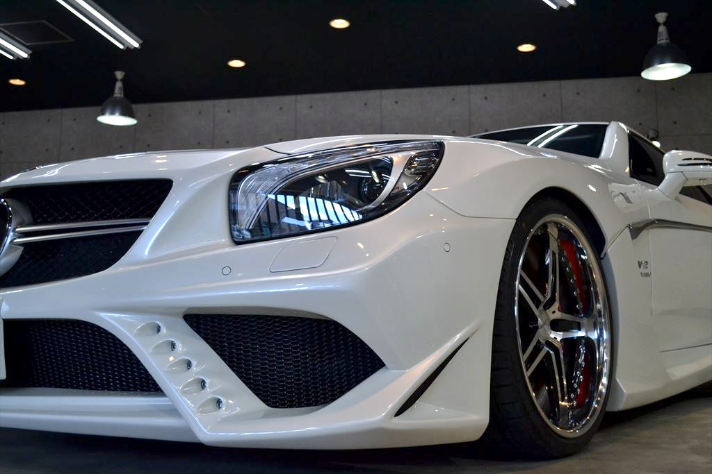ベンツ　SL63AMG白-4