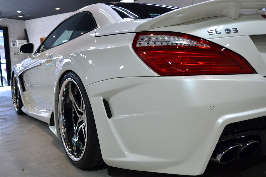 ベンツ　SL63AMG白-6