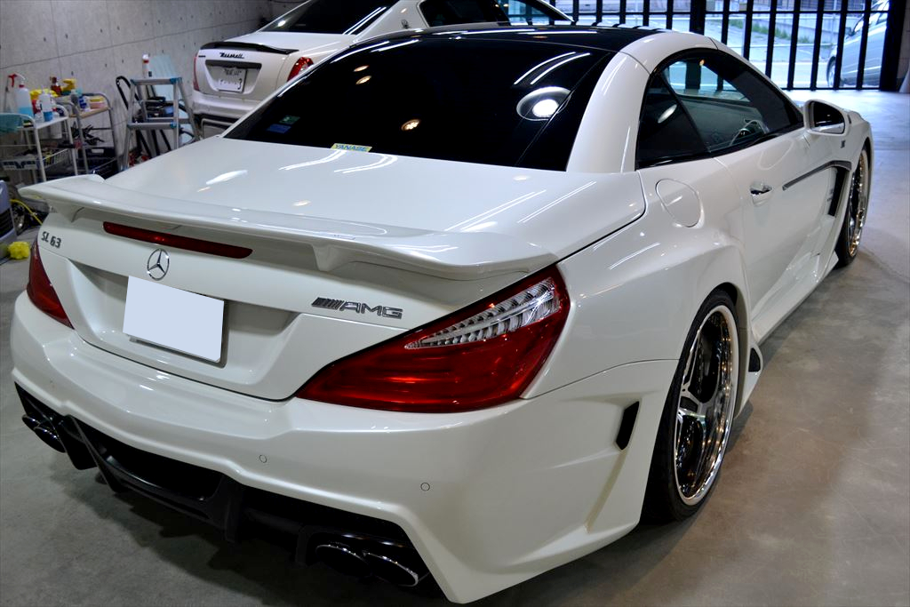 ベンツ　SL63AMG白-8