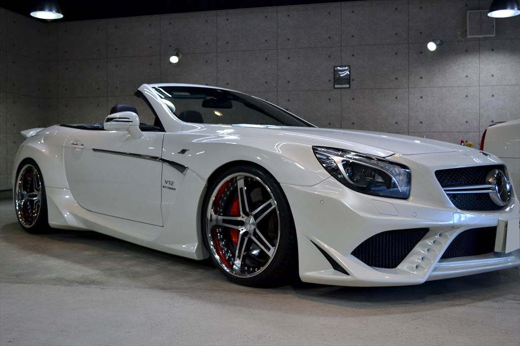 ベンツ　SL63AMG白-9